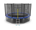 Батут Evo Jump External 12ft Blue Lowernet + сетка Батут Evo Jump External 12ft Blue Lowernet + сетка