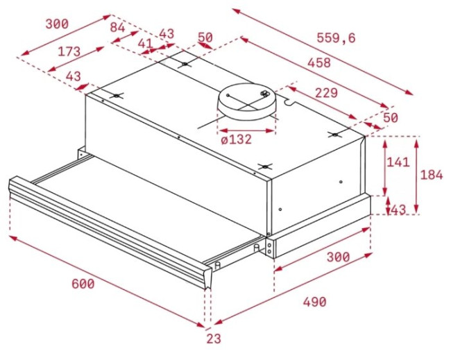 Встраиваемая вытяжка TEKA CNL 6415 PLUS white (40436821)