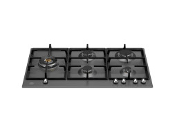 Встраиваемая газовая варочная панель Bertazzoni P905LHERNE Встраиваемая газовая варочная панель Bertazzoni P905LHERNE