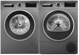Комплект стиральная и сушильная машина Bosch WGG2440RSN + WQG233DRPL Комплект стиральная и сушильная машина Bosch WGG2440RSN + WQG233DRPL