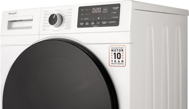 Комплект стиральная и сушильная машина Weissgauff WM 61210 DC Inverter Steam + WD 6110 Heat Pump