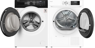 Комплект стиральная и сушильная машина Weissgauff WM 61210 DC Inverter Steam + WD 6110 Heat Pump Комплект стиральная и сушильная машина Weissgauff WM 61210 DC Inverter Steam + WD 6110 Heat Pump