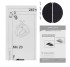 Встраиваемая вытяжка Krona Kate 600 Glass Black PB