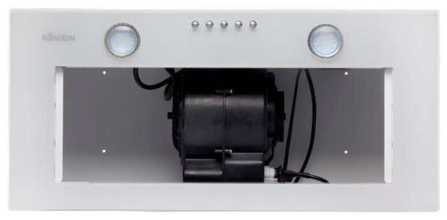 Встраиваемая вытяжка Konigin Skybox White Glass 60