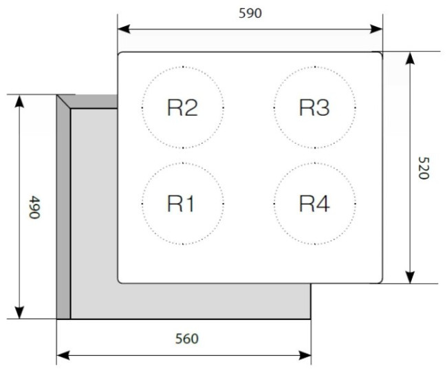 Варочная панель LEX EVI 640-1 WH Варочная панель LEX EVI 640-1 WH