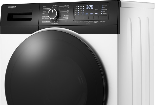 Комплект стиральная и сушильная машина Weissgauff WM 61210 DC Inverter Steam + WD 6148 D Heat Pump