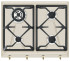 Газовая варочная панель smeg SRV864AVOGH2