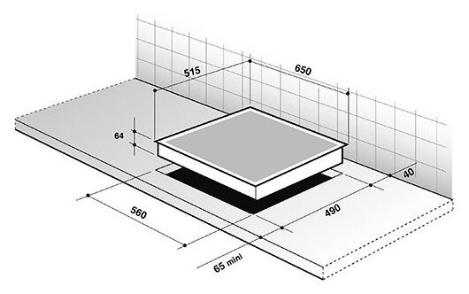 Индукционная варочная панель De Dietrich DPI 7670 W