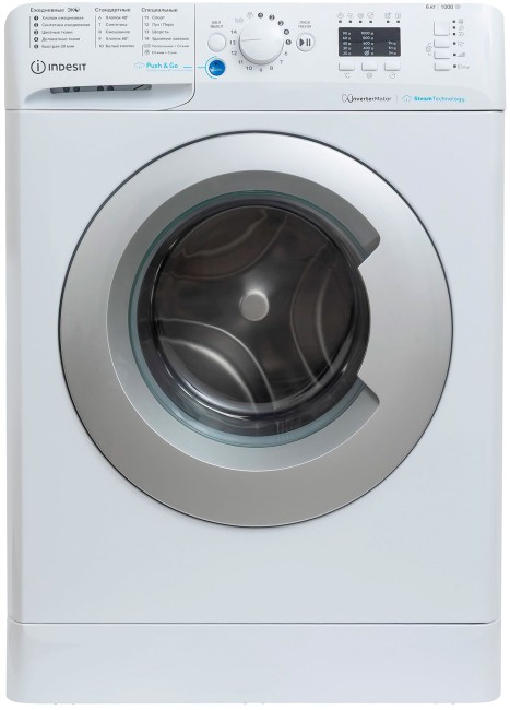Стиральная машина Indesit BWSA 6109 WSV RU белая