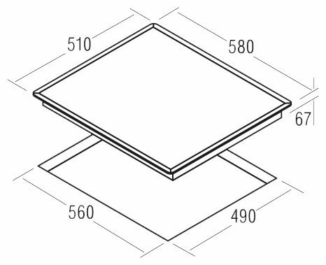 Электрическая варочная панель CATA TCD 604