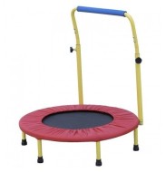 Каркасный батут YL-Sports мини батут складной с ручкой 36" 91х91х22.5 см