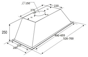 Встраиваемая вытяжка Schaub Lorenz SLD EE7704
