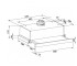 Встраиваемая вытяжка GERMES Stash plus 60 WH Встраиваемая вытяжка GERMES Stash plus 60 WH