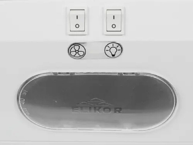 Каминная вытяжка Elikor SA6211WS белый/серебро