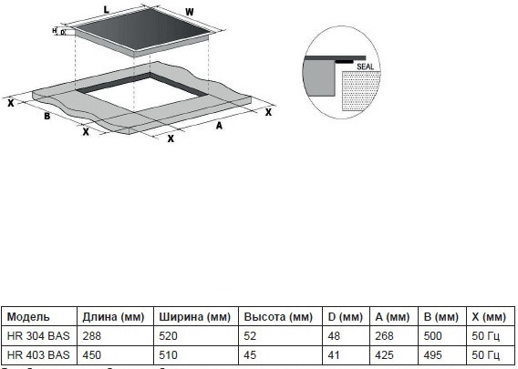 Электрическая варочная панель Hotpoint HR 3O4 BAS Электрическая варочная панель Hotpoint HR 3O4 BAS