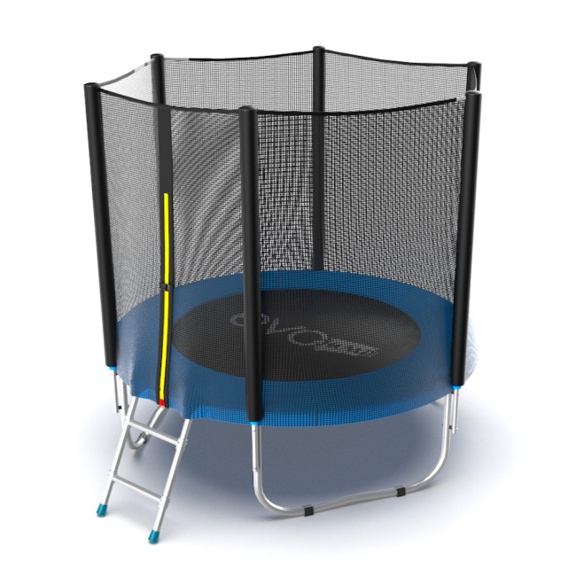Батут Evo Jump External 6ft Blue Lowernet + сетка Батут Evo Jump External 6ft Blue Lowernet + сетка