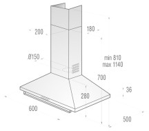 Каминная вытяжка Gorenje Classico DK 63 CLB Каминная вытяжка Gorenje Classico DK 63 CLB