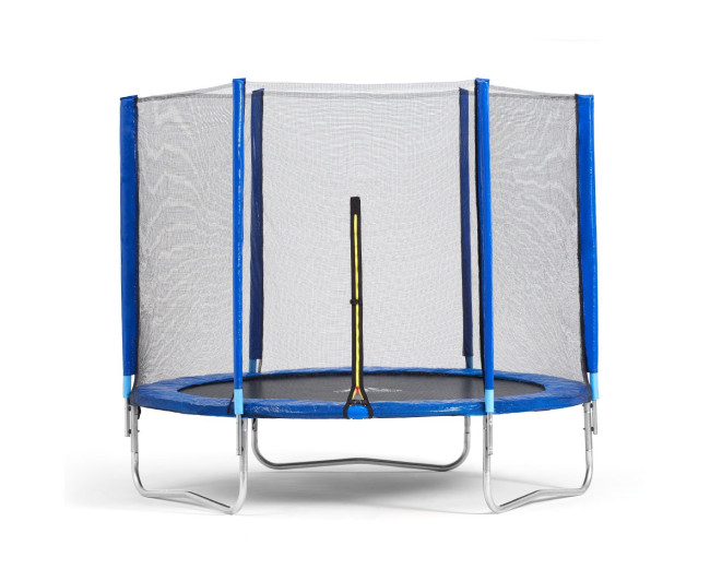 Батут DFC Trampoline Fitness 5ft (5FT-TR-B) с наружной сеткой синий Батут DFC Trampoline Fitness 5ft (5FT-TR-B) с наружной сеткой синий