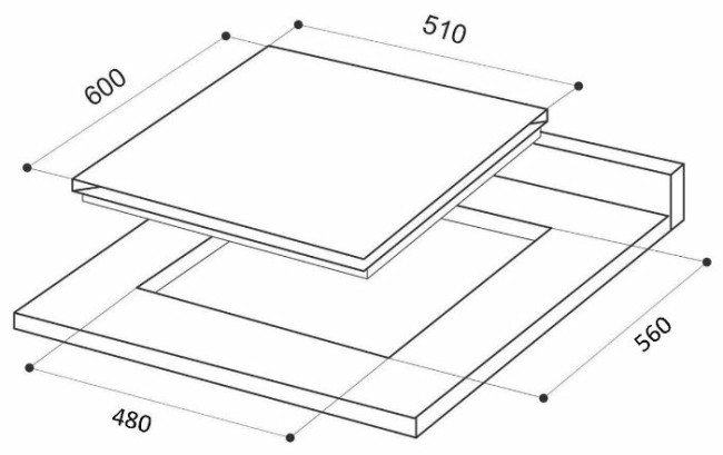 Варочная панель LEX GVS 644-1 IX Варочная панель LEX GVS 644-1 IX