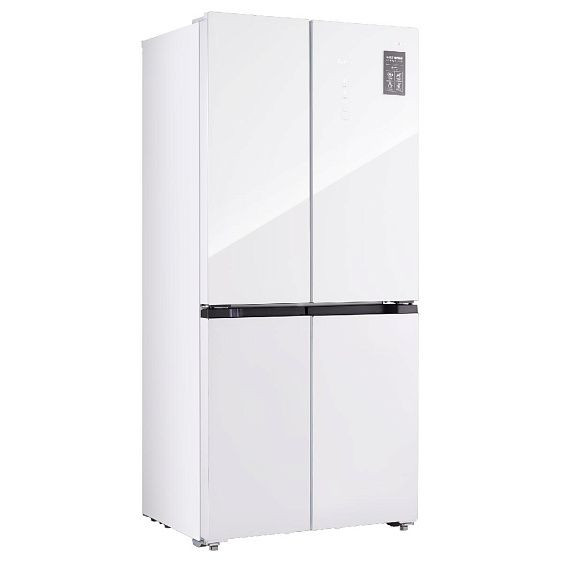 Холодильник TESLER RCD-482I WHITE GLASS