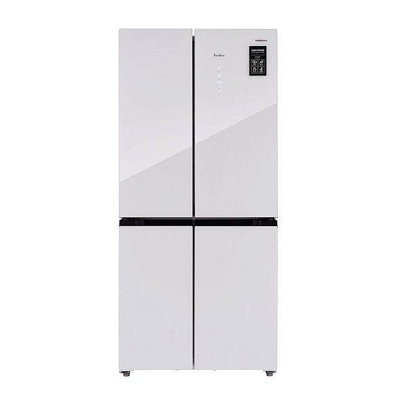 Холодильник TESLER RCD-482I WHITE GLASS