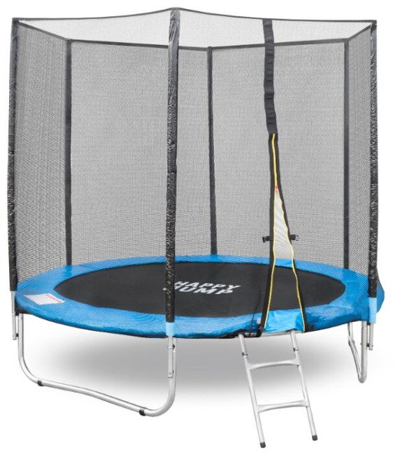 Каркасный батут Happy Jump 8ft Pro 252х252х215 см