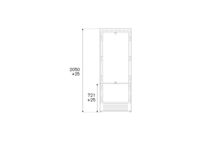 Встраиваемый холодильник Bertazzoni REF75PRL