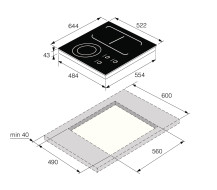 Варочная панель Asko HI1694G Варочная панель Asko HI1694G