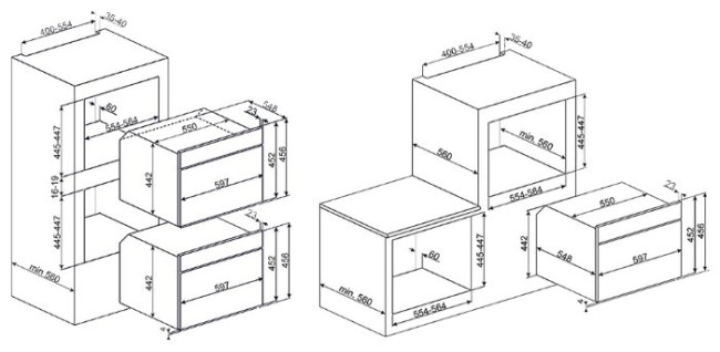 Духовой шкаф smeg SFP4390XPZ
