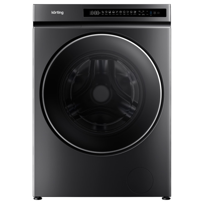 Комплект стиральная и сушильная машина Korting KWM 60ID1203 GR + KD 60IHP83 GR + DSK 355 GR