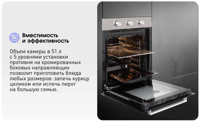 Электрический духовой шкаф Zigmund & Shtain E 172 S