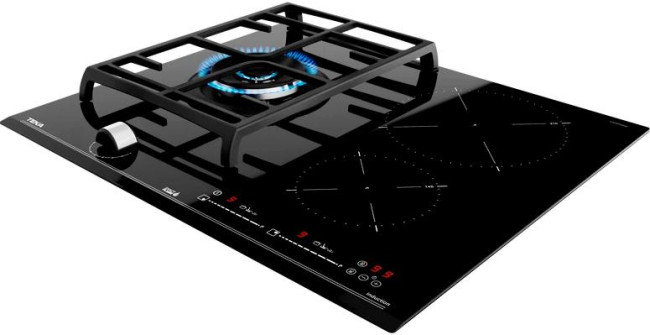 Встраиваемая комбинированная варочная панель TEKA HYBRID JZC 63312 ABN Black Встраиваемая комбинированная варочная панель TEKA HYBRID JZC 63312 ABN Black