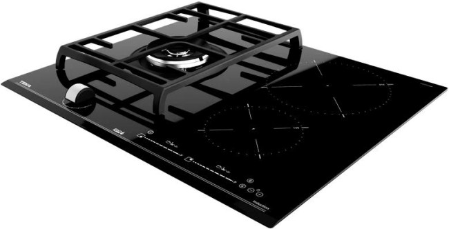 Встраиваемая комбинированная варочная панель TEKA HYBRID JZC 63312 ABN Black Встраиваемая комбинированная варочная панель TEKA HYBRID JZC 63312 ABN Black