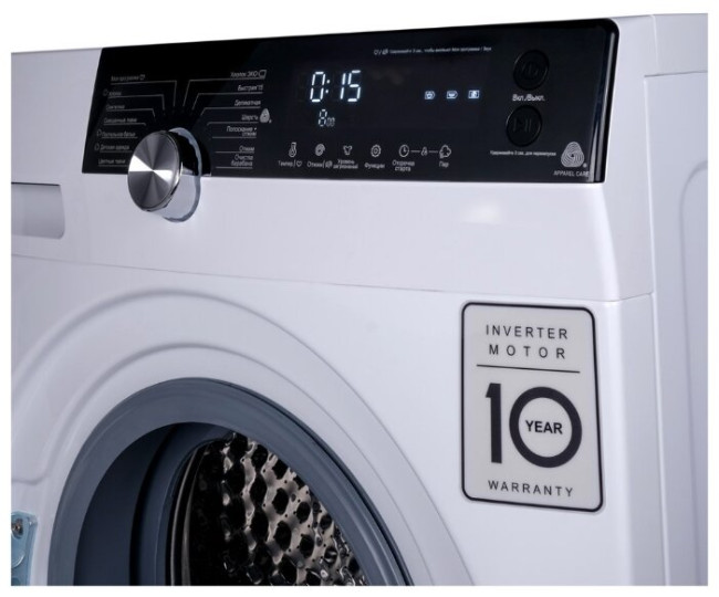 Стиральная машина Weissgauff WM 5649 DC Inverter Steam