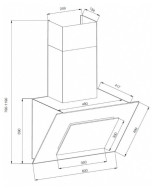 Каминная вытяжка GRAUDE DHK 60.0 S Каминная вытяжка GRAUDE DHK 60.0 S