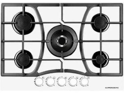 Встраиваемая газовая варочная панель Kuppersberg FG 73 W