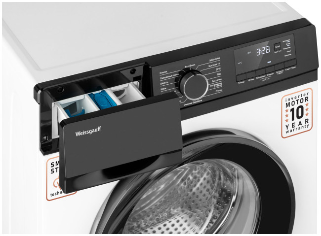 Стиральная машина Weissgauff WM 45127 DC Inverter Steam Стиральная машина Weissgauff WM 45127 DC Inverter Steam