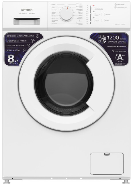 Стиральная машина Optima OWM-8248W Стиральная машина Optima OWM-8248W