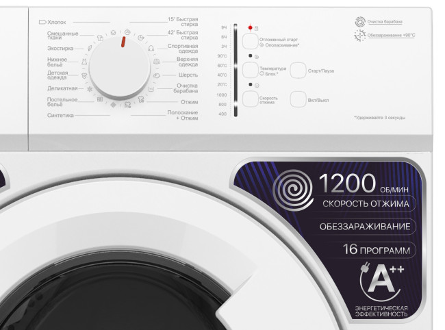 Стиральная машина Optima OWM-8248W Стиральная машина Optima OWM-8248W