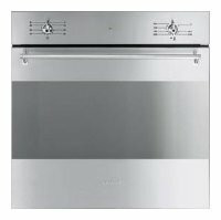 Встраиваемый газовый духовой шкаф smeg SF341GX Встраиваемый газовый духовой шкаф smeg SF341GX