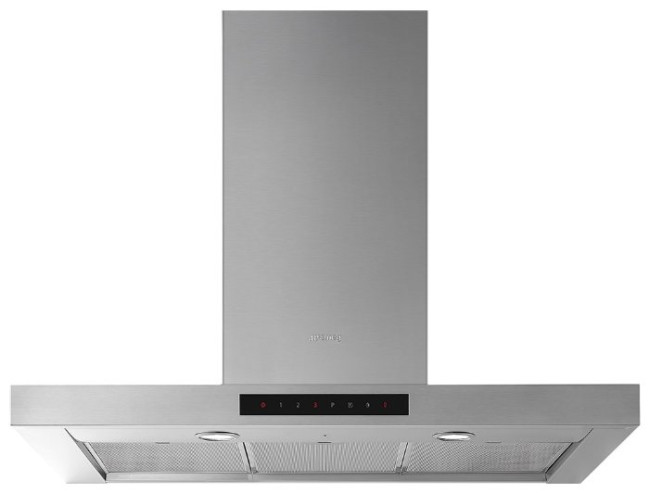 Каминная вытяжка smeg KICT 90 BL Каминная вытяжка smeg KICT 90 BL