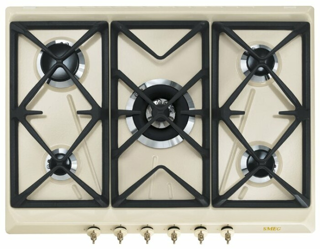 Газовая варочная панель smeg SRV876POGH