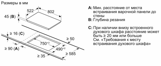 Встраиваемая электрическая варочная панель Bosch PKN811FP2E