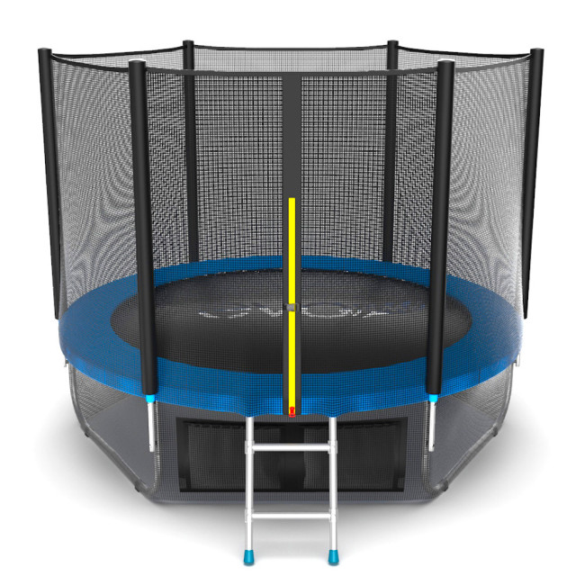 Батут Evo Jump External 8ft Blue Lowernet + сетка Батут Evo Jump External 8ft Blue Lowernet + сетка