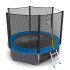 Батут Evo Jump External 8ft Blue Lowernet + сетка Батут Evo Jump External 8ft Blue Lowernet + сетка