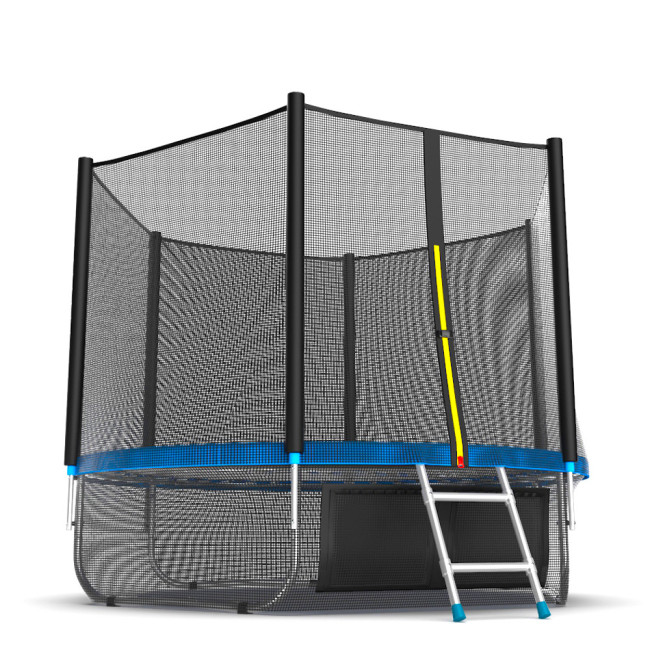 Батут Evo Jump External 8ft Blue Lowernet + сетка Батут Evo Jump External 8ft Blue Lowernet + сетка