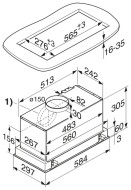 Встраиваемая вытяжка Miele DA 2668 Встраиваемая вытяжка Miele DA 2668