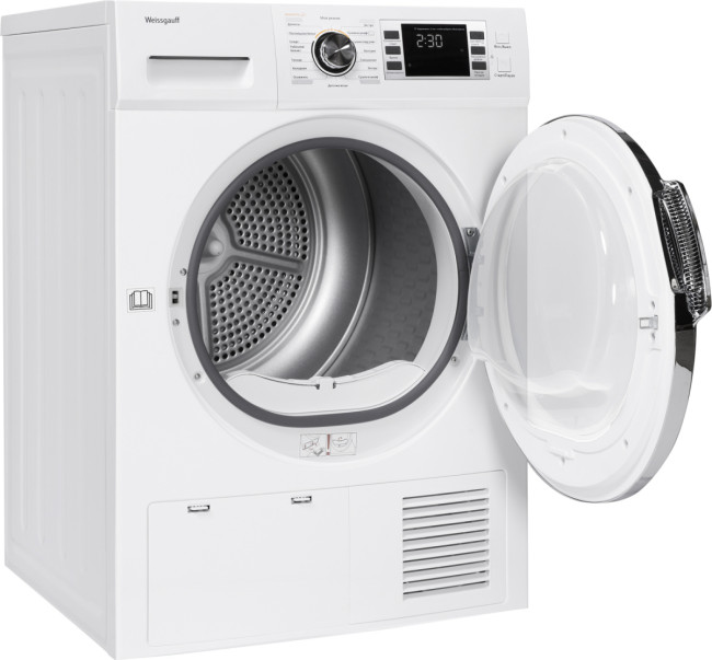 Комплект стиральная и сушильная машина Weissgauff WM 61410 Inverter Steam + WD 6148 D