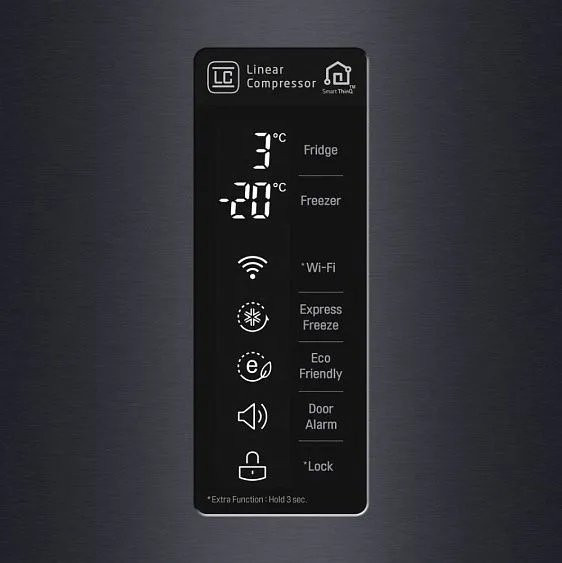 Холодильник LG GB-B60MCFFS черный Холодильник LG GB-B60MCFFS черный