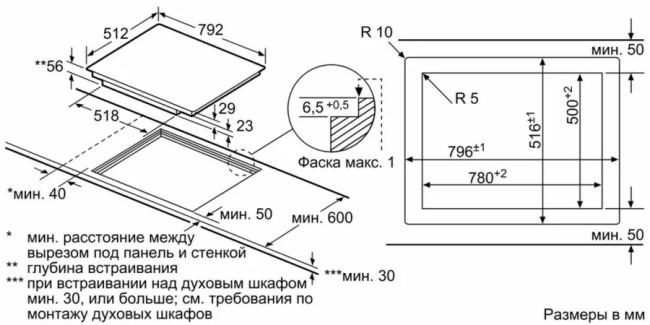 Встраиваемая индукционная варочная панель Siemens EX801LYC1E Встраиваемая индукционная варочная панель Siemens EX801LYC1E